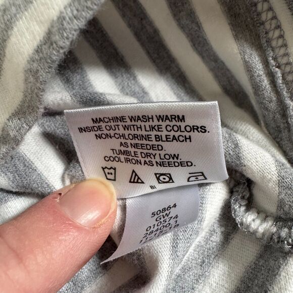 Hanna Andersson Batman Gray White Stripe T-shirt Kids 10/140cm Graphic Comics - Picture 7 of 7